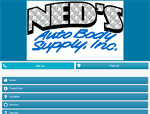 Tablet Screenshot of nedsautobodysupply.com
